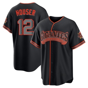 Men's San Francisco Giants Adrian Houser Limited Black Alternate Stadium Jersey