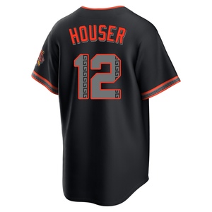 Men's San Francisco Giants Adrian Houser Limited Black Alternate Stadium Jersey