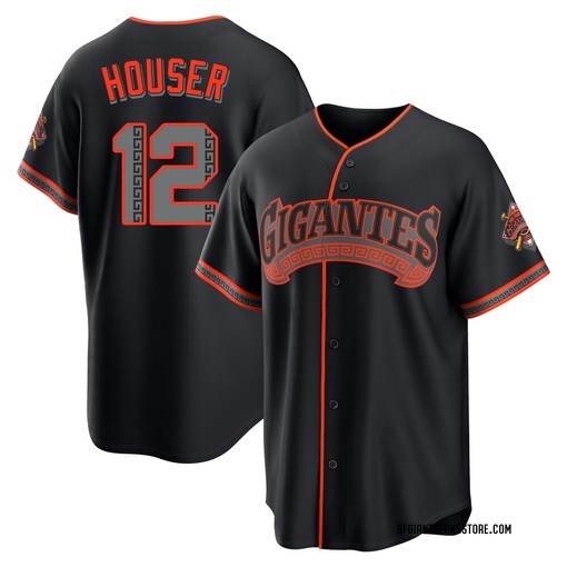 Men's San Francisco Giants Adrian Houser Limited Black Alternate Stadium Jersey