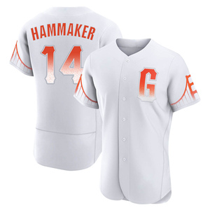 Men's San Francisco Giants Atlee Hammaker Authentic White 2021 City Connect Jersey