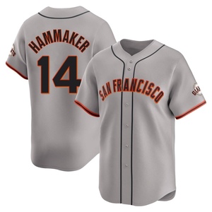 Men's San Francisco Giants Atlee Hammaker Limited Gray Away Jersey
