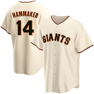 Men's San Francisco Giants Atlee Hammaker Replica Cream Home Jersey