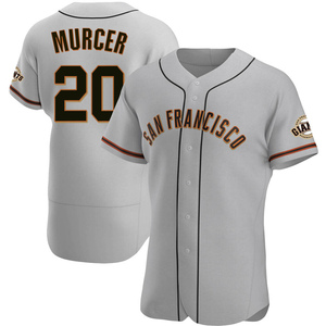 Men's San Francisco Giants Bobby Murcer Authentic Gray Road Jersey