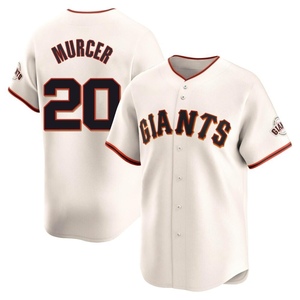 Men's San Francisco Giants Bobby Murcer Limited Cream Home Jersey