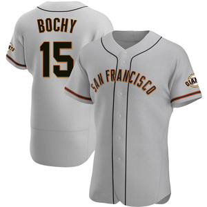 Men's San Francisco Giants Bruce Bochy Authentic Gray Road Jersey