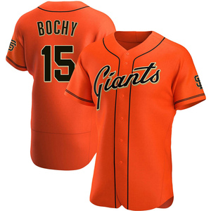 Men's San Francisco Giants Bruce Bochy Authentic Orange Alternate Jersey
