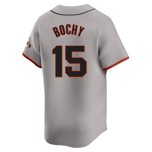 Men's San Francisco Giants Bruce Bochy Limited Gray Away Jersey