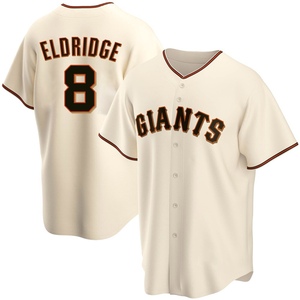 Men's San Francisco Giants Bryce Eldridge Replica Cream Home Jersey