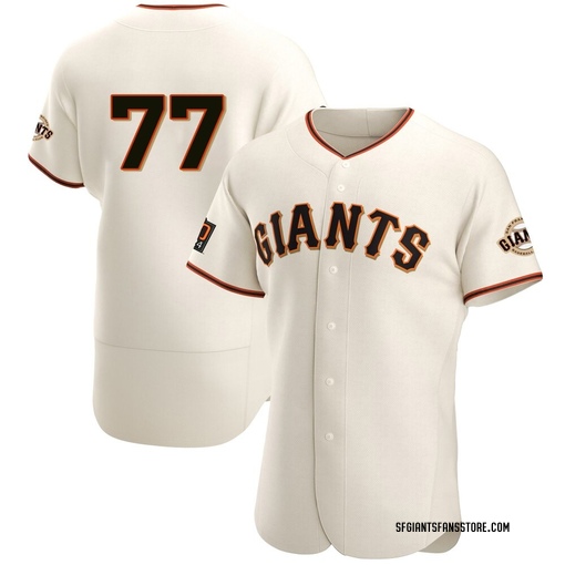 Men's San Francisco Giants Carson Seymour Authentic Cream Home Jersey