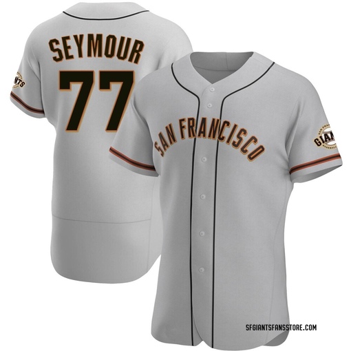 Men's San Francisco Giants Carson Seymour Authentic Gray Road Jersey