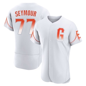 Men's San Francisco Giants Carson Seymour Authentic White 2021 City Connect Jersey