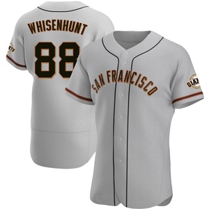 Men's San Francisco Giants Carson Whisenhunt Authentic Gray Road Jersey