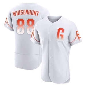 Men's San Francisco Giants Carson Whisenhunt Authentic White 2021 City Connect Jersey