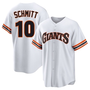 Men's San Francisco Giants Casey Schmitt Limited White Throwback Cooperstown Collection Jersey