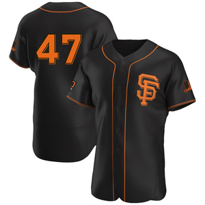 Men's San Francisco Giants Don Mcmahon Authentic Black Alternate Jersey