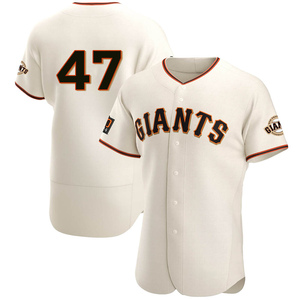 Men's San Francisco Giants Don Mcmahon Authentic Cream Home Jersey