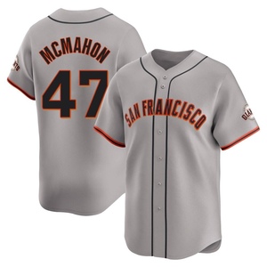 Men's San Francisco Giants Don Mcmahon Limited Gray Away Jersey
