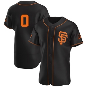 Men's San Francisco Giants Drew Gilbert Authentic Black Alternate Jersey