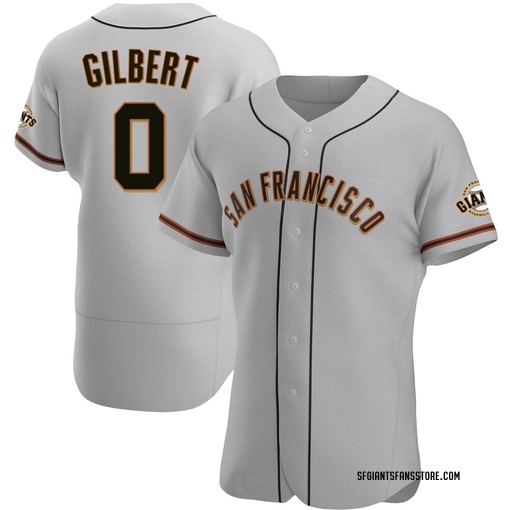 Men's San Francisco Giants Drew Gilbert Authentic Gray Road Jersey