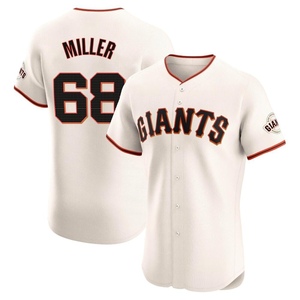 Men's San Francisco Giants Erik Miller Elite Cream Home Jersey