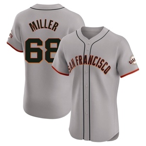 Men's San Francisco Giants Erik Miller Elite Gray Road Jersey