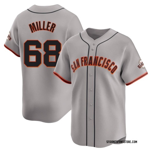 Men's San Francisco Giants Erik Miller Limited Gray Away Jersey