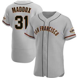 Men's San Francisco Giants Garry Maddox Authentic Gray Road Jersey