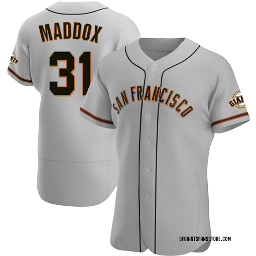 Men's San Francisco Giants Garry Maddox Authentic Gray Road Jersey