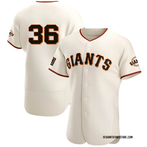 Men's San Francisco Giants Gary Matthews Authentic Cream Home Jersey