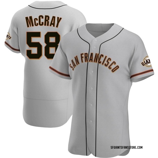 Men's San Francisco Giants Grant McCray Authentic Gray Road Jersey