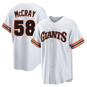 Men's San Francisco Giants Grant McCray Limited White Throwback Cooperstown Collection Jersey