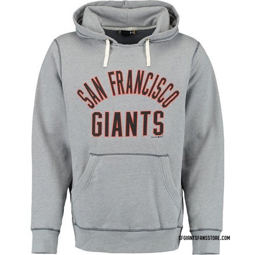Men's San Francisco Giants Gray Legacy Fleece Hoodie -