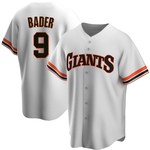 Men's San Francisco Giants Harrison Bader Replica White Home Cooperstown Collection Jersey