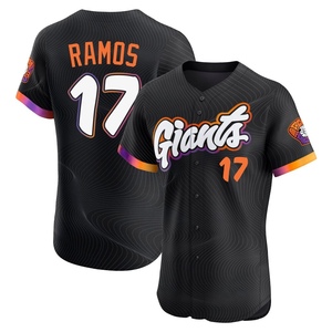 Men's San Francisco Giants Heliot Ramos Elite Anthracite 2025 City Connect Jersey