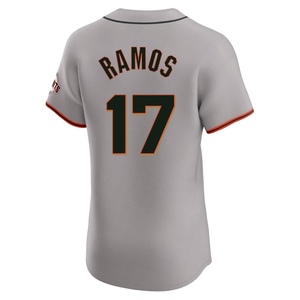 Men's San Francisco Giants Heliot Ramos Elite Gray Road Jersey