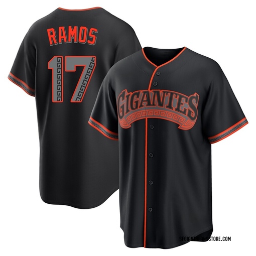 Men's San Francisco Giants Heliot Ramos Replica Black Alternate Jersey
