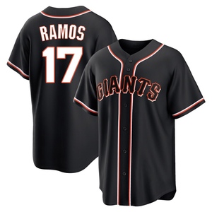 Men's San Francisco Giants Heliot Ramos Replica Black Fashion Out Jersey