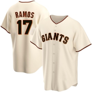 Men's San Francisco Giants Heliot Ramos Replica Cream Home Jersey