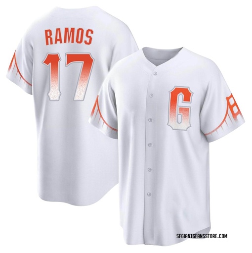 Men's San Francisco Giants Heliot Ramos Replica White 2021 City Connect Jersey