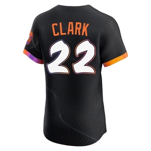 Men's San Francisco Giants Jack Clark Elite Anthracite 2025 City Connect Jersey