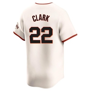 Men's San Francisco Giants Jack Clark Elite Cream Home Jersey