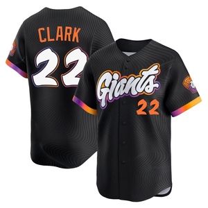 Men's San Francisco Giants Jack Clark Limited Anthracite 2025 City Connect Jersey