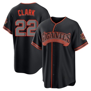 Men's San Francisco Giants Jack Clark Limited Black Alternate Stadium Jersey