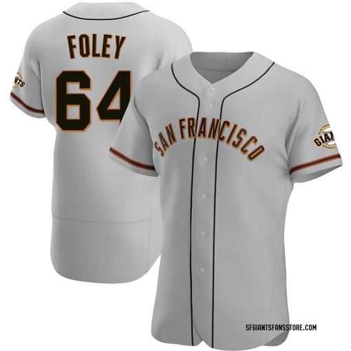 Men's San Francisco Giants Jason Foley Authentic Gray Road Jersey