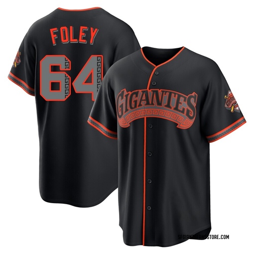 Men's San Francisco Giants Jason Foley Limited Black Alternate Stadium Jersey