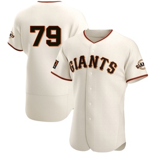 Men's San Francisco Giants Jesus Rodriguez Authentic Cream Home Jersey