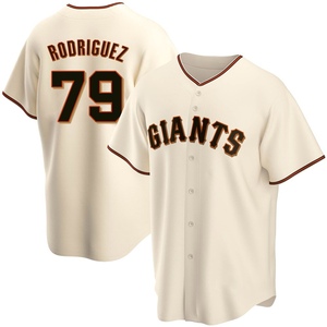 Men's San Francisco Giants Jesus Rodriguez Replica Cream Home Jersey