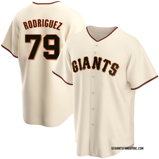 Men's San Francisco Giants Jesus Rodriguez Replica Cream Home Jersey