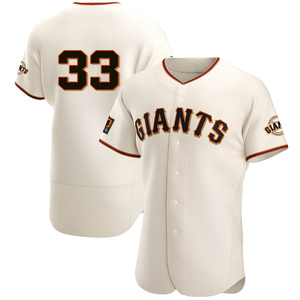 Men's San Francisco Giants Jim Barr Authentic Cream Home Jersey