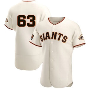 Men's San Francisco Giants Joel Peguero Authentic Cream Home Jersey